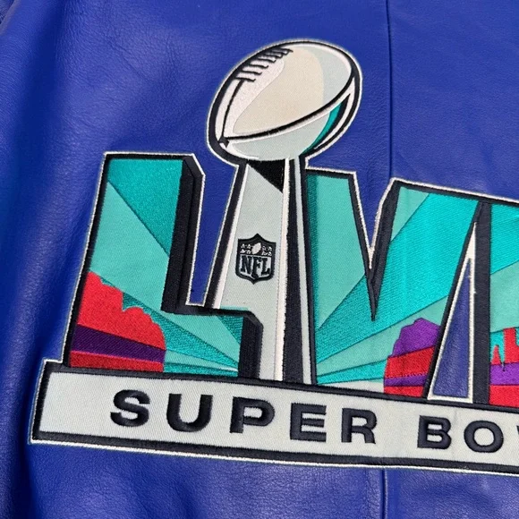 Starter Super Bowl Leather Jacket 2022 Arizona Super Bowl NWOT XL